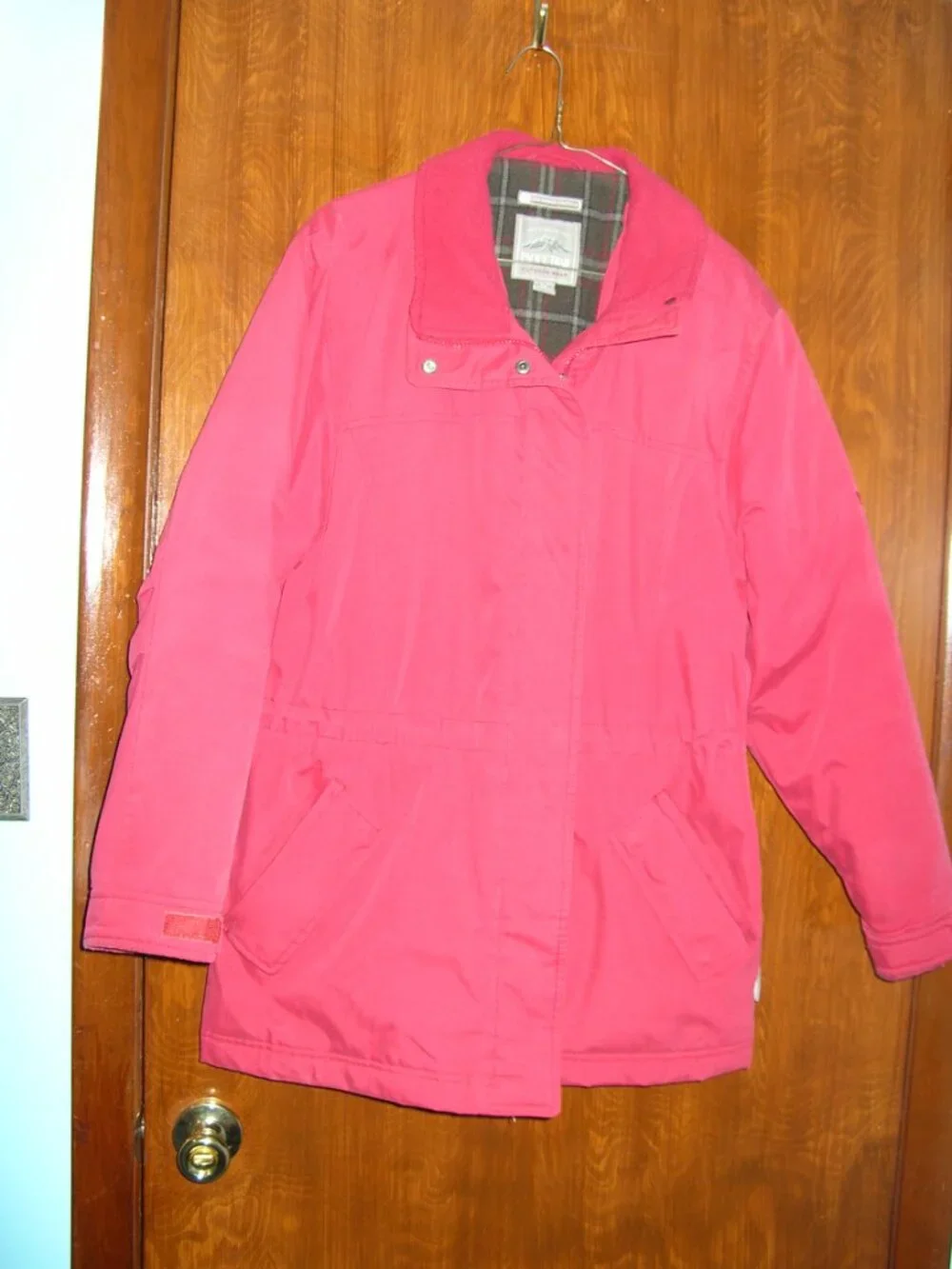 Women's Pacific Trail Heavy Flannel Lined Warm Winter Coat Large Nice 60